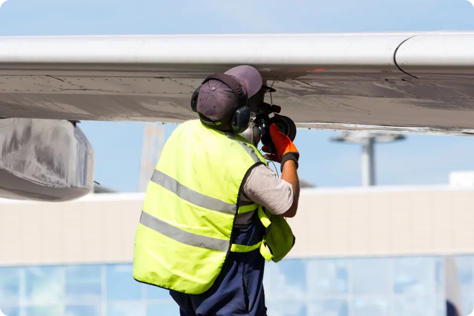 航空機給油